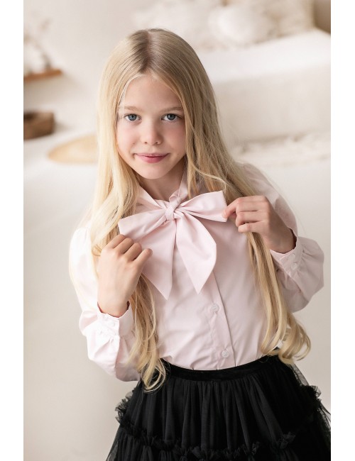 MINIMI rozā krekliņš "Classic bow"