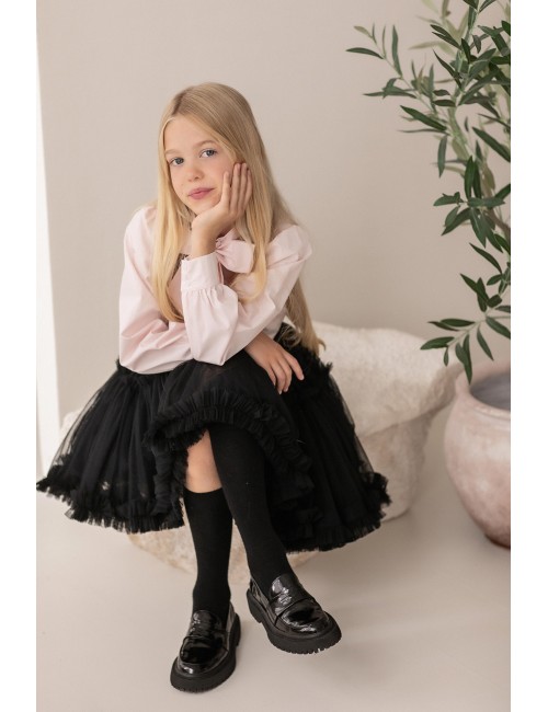 MINIMI rozā krekliņš "Classic bow"