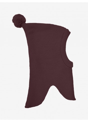 Windstopper balaklava/mufelis bordo krāsā