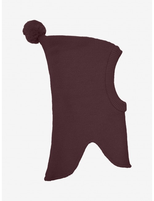 Windstopper balaklava/mufelis bordo krāsā