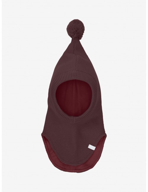 Windstopper balaklava/mufelis bordo krāsā