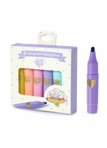 Djeco Mini marķieri - pasteļkrāsas (6 gab.)