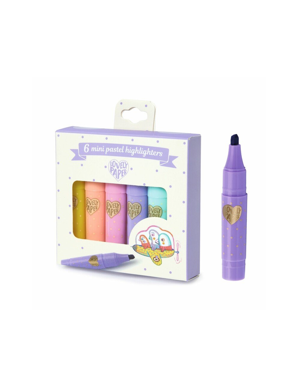 Djeco Mini marķieri - pasteļkrāsas (6 gab.)