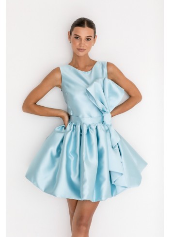 MINIMI zils kleita „Big bow“