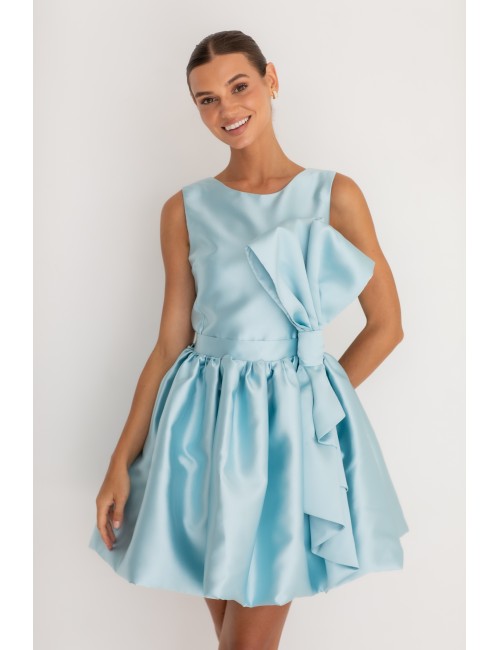 MINIMI zils kleita „Big bow“