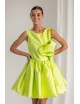 MINIMI „lime“ krāsas kleita „Big bow“