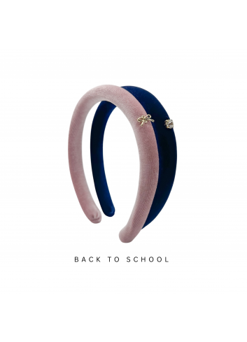„ROYAL BLUE + BLUSH PINK” Matu stīpiņu komplekts