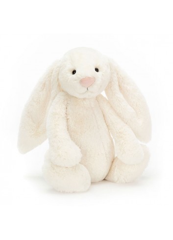 Jellycat Bashful Cream Bunny – krēmkrāsas zaķītis, plīša rotaļlieta