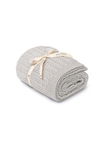 „Grey Leaves“ pleds no „Premium“ kolekcijas, adīts no 100 % merino vilnas