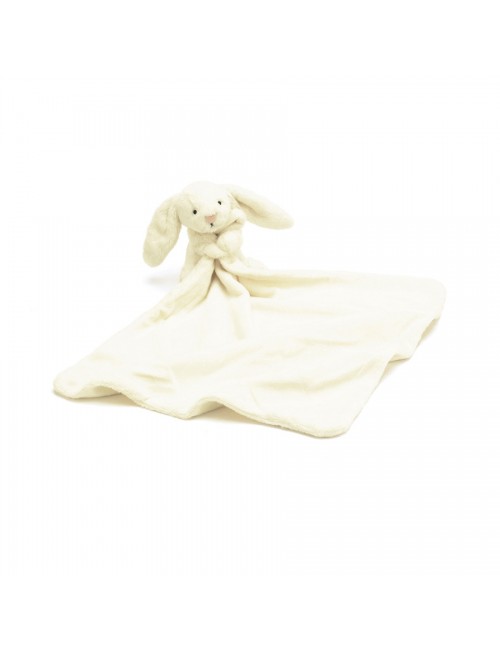 Jellycat krēmkrāsas bērnu guļammaiss ar zaķīti