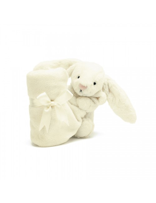 Jellycat krēmkrāsas bērnu guļammaiss ar zaķīti