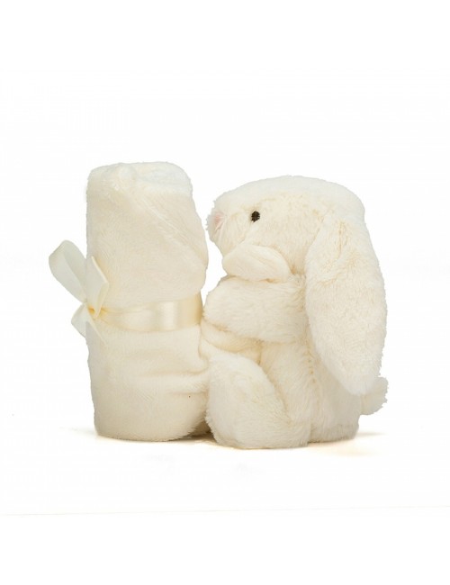 Jellycat krēmkrāsas bērnu guļammaiss ar zaķīti