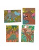 Djeco skrāpējamās kartītes - Dinozauri