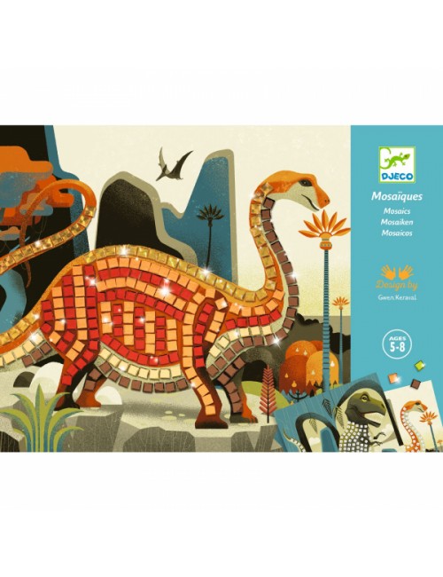 Djeco radošs mozaīkas komplekts - Dinozauri